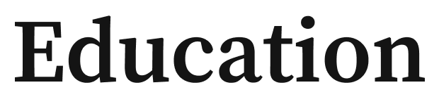 Education 1